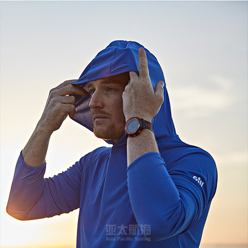 GILL新款出航海装备修身休闲长袖上衣带帽套头衫男士男人运动服装