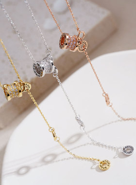 S925纯银项链小蛮腰女仙气温柔