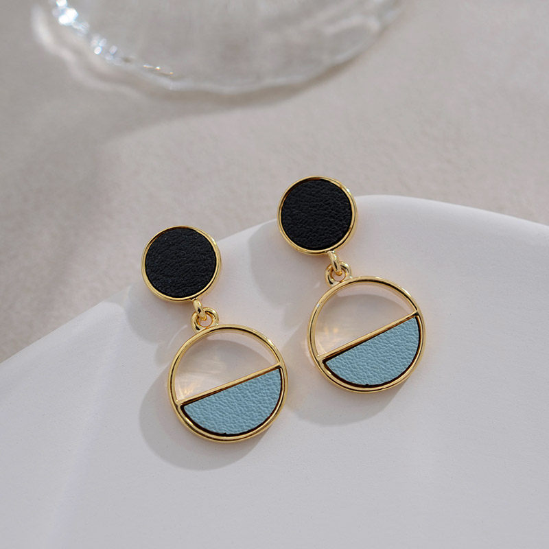 短发耳钉小众设计感气质高级感耳环法式网红布艺皮质耳饰圆形耳坠,饰品/流行首饰/时尚饰品新,耳环,淘宝优惠券,粉丝福利购,淘宝优惠卷