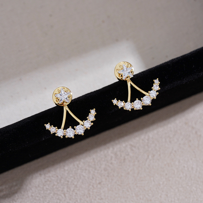 高级感满天繁星两戴耳环