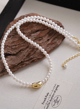 轻奢高级法式复古短款项链