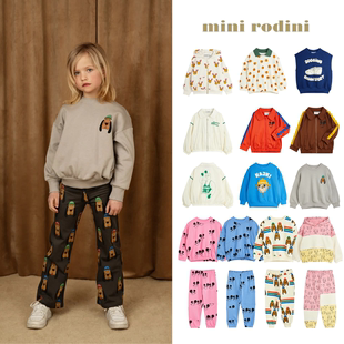 短裤 RODINI 套装 MINI 子 24SS 瑞典 现货 儿童时髦洋气卫衣帽衫