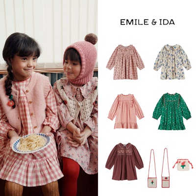 秋冬儿童法式复古连衣裙包包