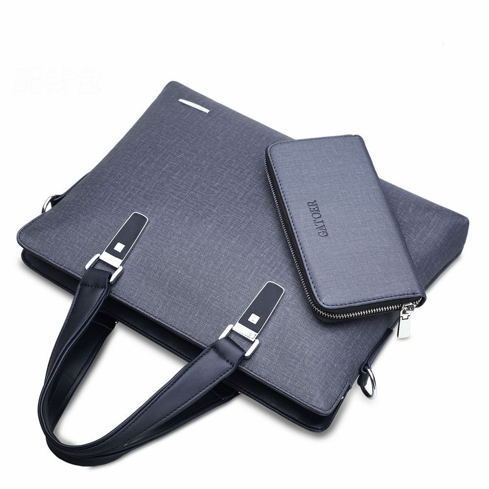 卓保罗男包商务包斜挎包手提包横款单肩包男商务公文包男士包包