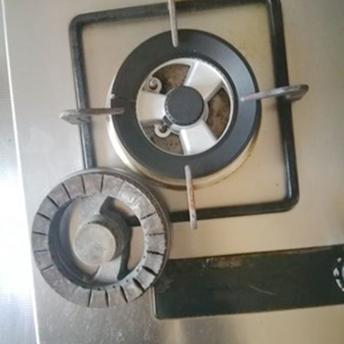 适合苏泊尔燃气灶火盖分火器 煤气灶炉具铸铁炉头点火针支架配件