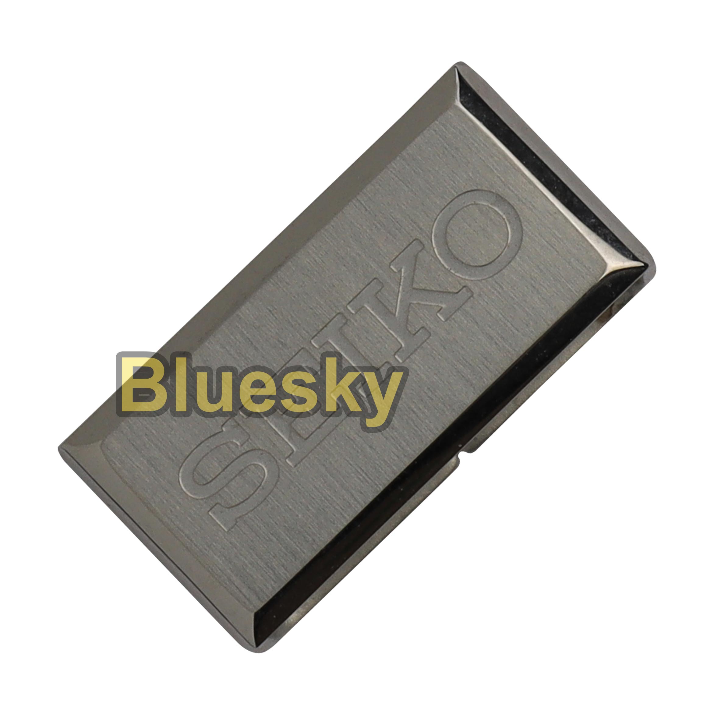 精工银色罐头硅胶带银色不锈钢