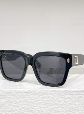 新款板材方形大框太阳眼镜女圆脸40227I时尚遮阳墨镜男防紫外线黑