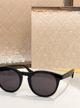 时尚复古风遮阳墨镜男女款圆框