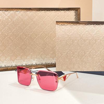 男女款遮阳墨镜防紫外线方形无框