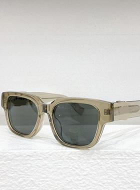 新款男女通用太阳眼镜S11板材方形时尚素颜遮阳墨镜防紫外线卡其