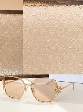 镶钻星星方形男女款遮阳墨镜男女