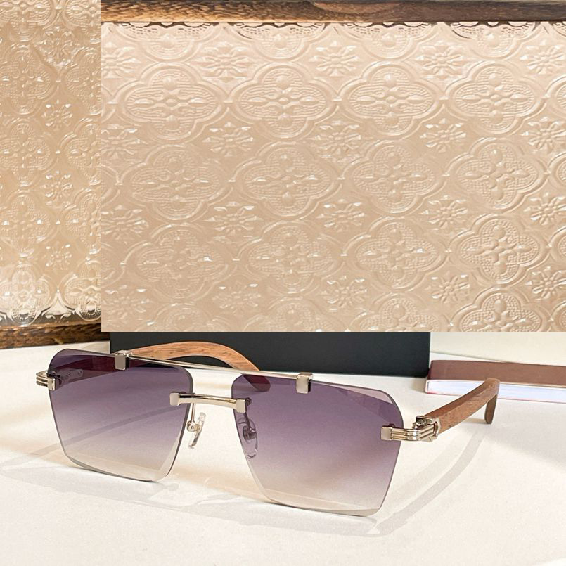 方形无框遮阳墨镜男女款时尚显瘦