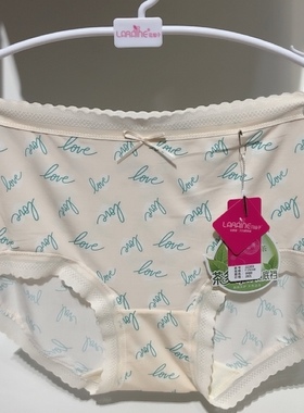 花仙子22203超细纤维印花清凉丝滑女三角内裤茶纤维底档包臀22202