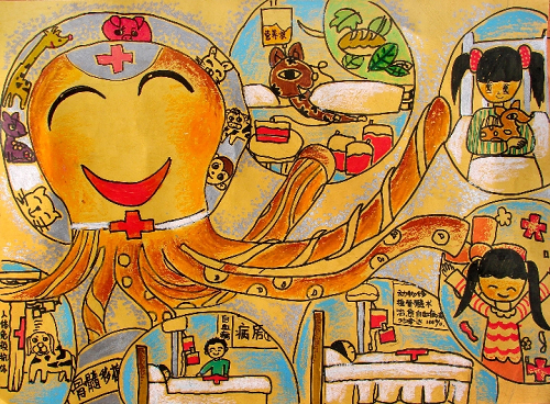 第18届全国青少年科技创新大赛科学幻想绘画 儿童科幻画 美术素材