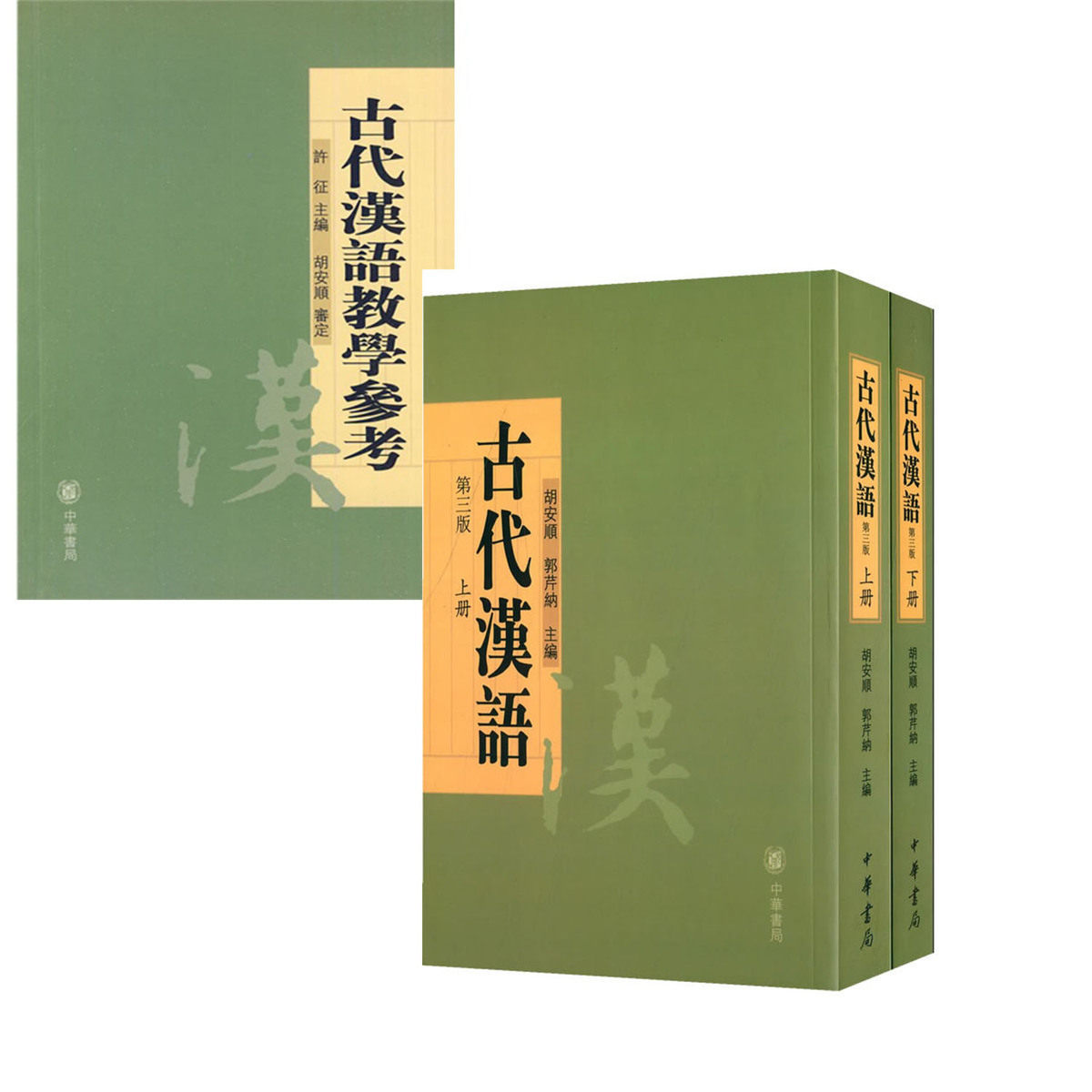 正版 古代汉语(第三版)上下册 教学参考 第三版(全3册) 胡安顺等主编
