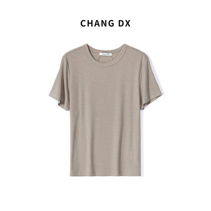 畅家CHANGDX  莱赛尔短袖T恤072