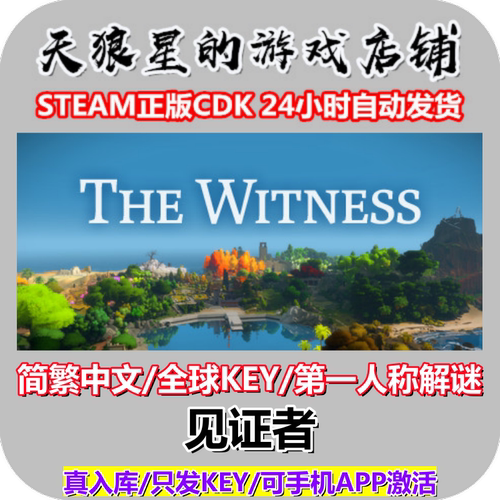 STEAM/见证者/全球key/中文
