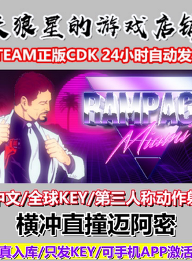 STEAM/横冲直撞迈阿密/Rampage Miami/全球key/第三人称动作射击