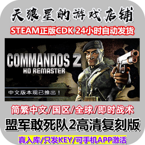 STEAM/盟军敢死队2/高清复刻版