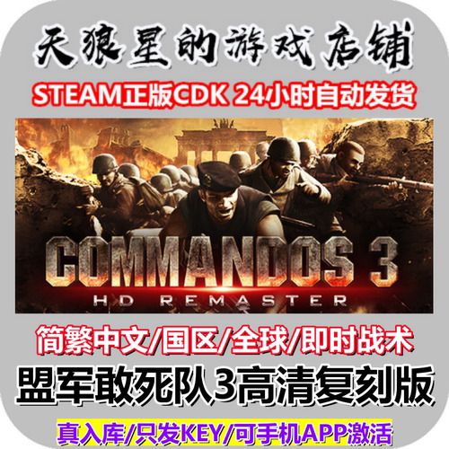 STEAM/盟军敢死队3/高清复刻版