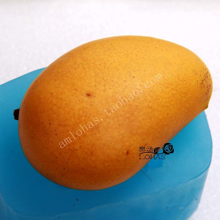 芒果水果冰激凌甜品蛋糕硅胶模具