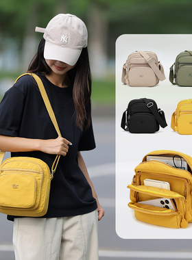 小众女士小型多层单肩包外出逛街散步收纳包手机包日常通勤斜挎包