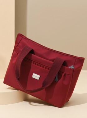 上班手拎包女2025新款牛津布单肩斜挎包百搭高级感尼龙通勤托特包
