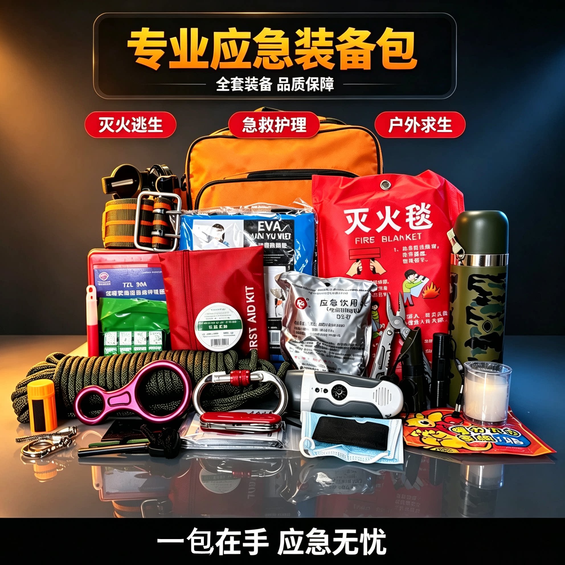 人防应急救援包防灾自救包