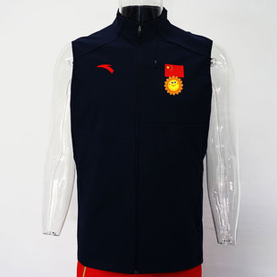 安踏赞助2023杭州中国代表团国家队轻薄马甲运动防风马甲国服坎肩