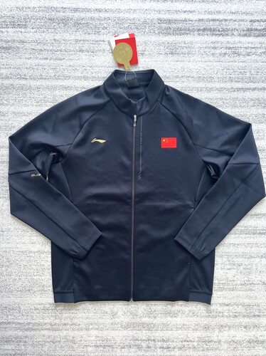 李宁赞助2026开衫夹克运动外套国家队代表团外套拉链针织夹克国服