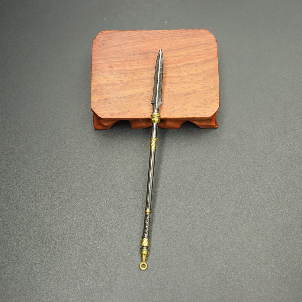 三国兵器赵子龙赵云豪龙胆长枪武器模型合金摆件玩具矛十八般兵器