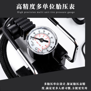包邮汽车充气泵12V车载打气泵车用便携式单缸轮胎金属电动打气筒