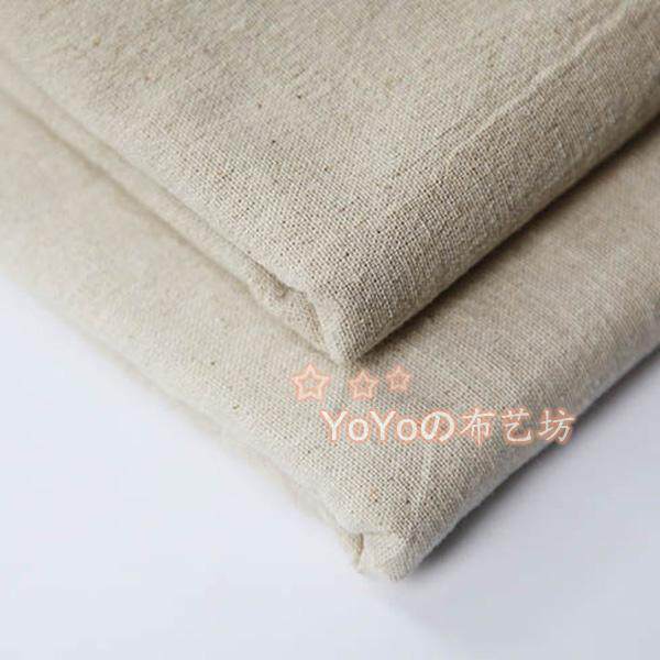 ZAKKA亚麻棉布料DIY手工原色素麻面料刺绣底布背景布桌布窗帘布