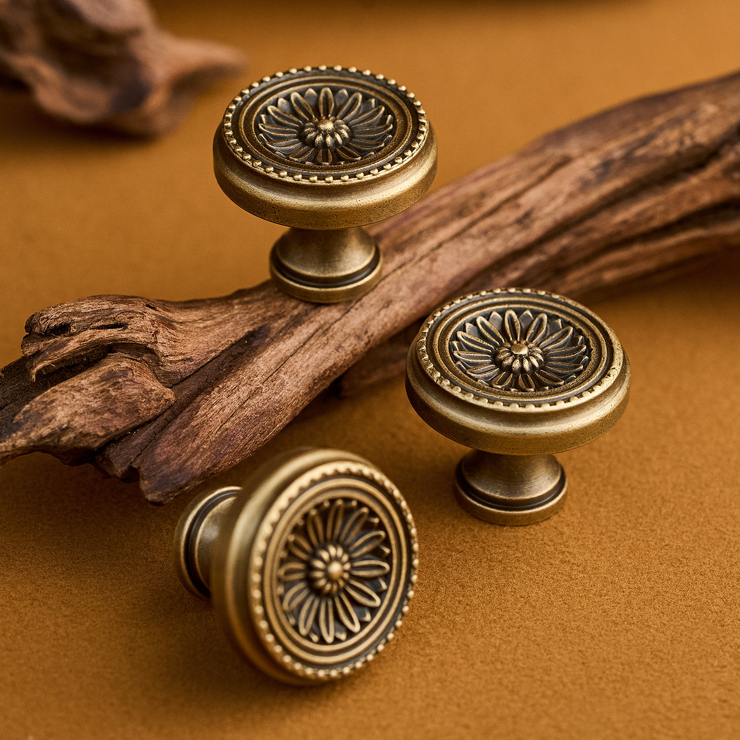 屿铜法式黄铜柜门拉手抽屉橱柜衣柜门鞋柜复古风古铜单孔柜子把手,基础建材,小拉手,淘宝优惠券,粉丝福利购,淘宝优惠卷