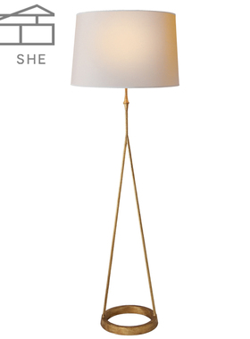 VC美式简约复古落地灯设计师极简别墅民宿展厅客厅卧室创意落地灯