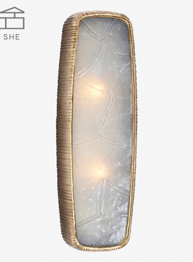 VC1:1Utopia全铜美式简约复古客厅楼梯间卧室床头壁灯浴室镜边灯