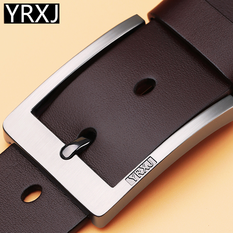 男士真皮腰带中年青年休闲针扣