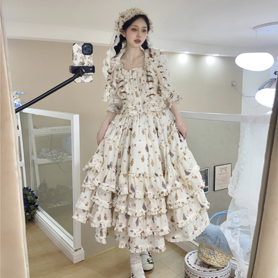 格温多林Lolita优雅可爱ph段段裙