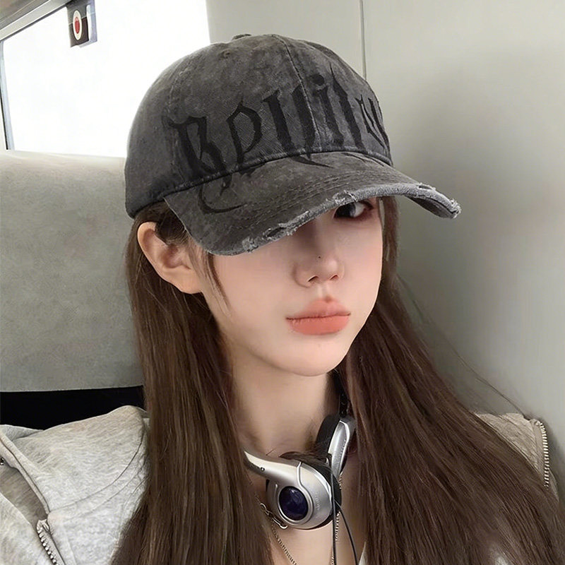 鸭舌帽大头围帽子男款春防晒加宽帽檐大脸显脸小加大加深棒球帽女