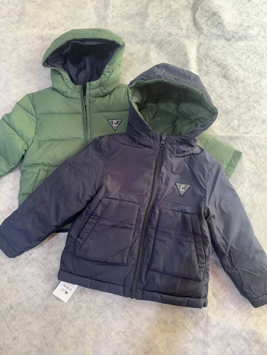 法国订单羽绒服cyrillus两面穿，客供面料三标齐全正品专柜原包装