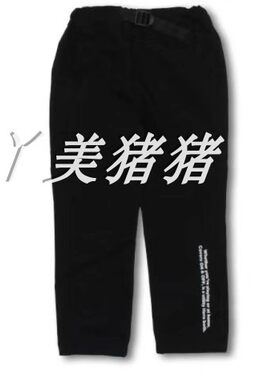 高品质日本订单 BDLL男女童工装黑色休闲裤，松紧腰
