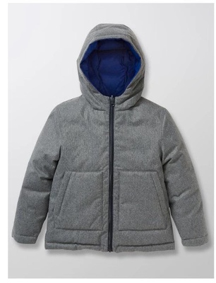 法国订单 cyrillus男童优质白鸭绒羽绒服 轻薄保暖耐磨耐脏经典