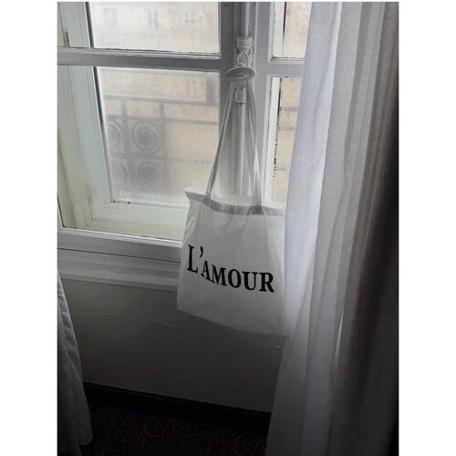 韩国小众品牌ORE随性轻便slogan帆布袋