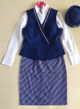 南航CZ空姐乘务长制服马甲套装工作服高端China Eastern Airlines