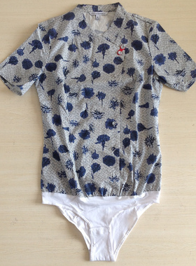 东航MU空姐乘务员制服青花瓷连体衬衣高端China Eastern Airlines
