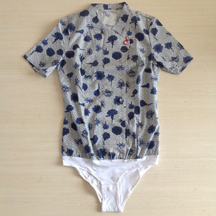 Eastern 东航MU空姐乘务员制服青花瓷连体衬衣高端China Airlines