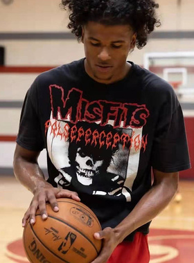 197-杰伦-格林Jalen Green短袖T恤流行宽松圆领印花休闲夏季青年