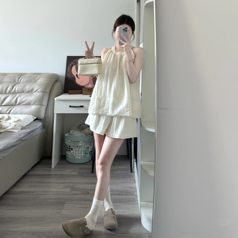 夏季慵懒风休闲时尚套装