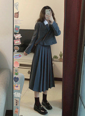 高级设计感小个子休闲时尚套装女