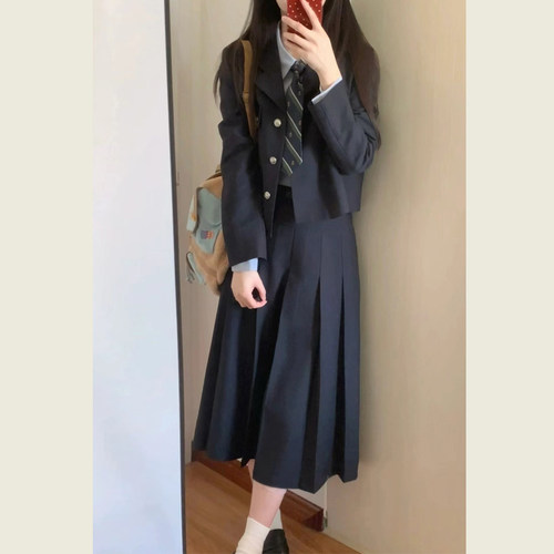 考公教资面试百褶裙正装两件套